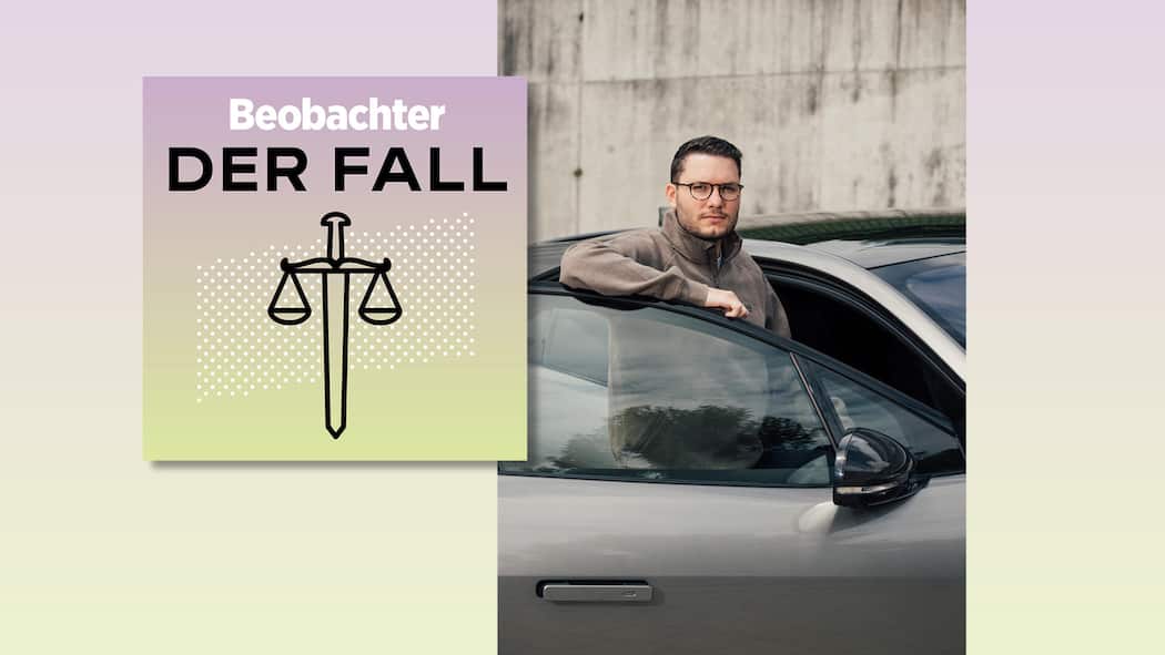 Jaguar gleichzeitig in Garage und auf Spritztour? Die Hintergründe zu dem Fall Collage mit dem Jaguarbesitzer und dem Podcast-Logo - ein St. Galler IT-Spezialist entdeckt, dass sein Jaguar während einer Reparatur für private Zwecke gefahren wurde – etwa für Restaurantbesuche. Alles ohne Zustimmung. Der Podcast zu diesem Fall