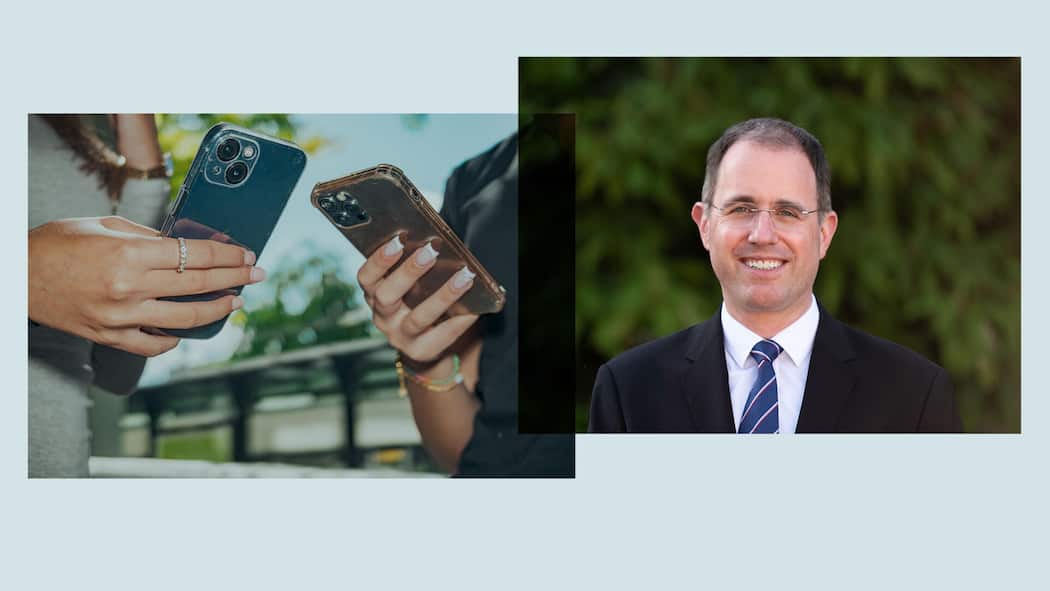 «Ein Verbot bekämpft nicht das Problem, sondern bestraft die Jugendlichen» Interview mit Martin Steiger zum Thema Umgang der Jugend mit Social Media und zur Frage, wie die Schweiz überhaupt Einfluss nehmen kann. Linkes im Bild: Symbolbild, fotograifert von Tom Huber am 21.8.2026 in Zü…