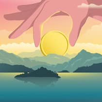 Mit diesen 5 Tipps sparen Sie 150 Franken im Monat Hand greift riesige Münze - Auch bei den Ausgaben gilt: Kleinvieh macht auch Mist. Mit der Beobachter-Checkliste bleibt am Ende mehr Geld übrig. Diese 5 Schritte helfen Ihnen dabei