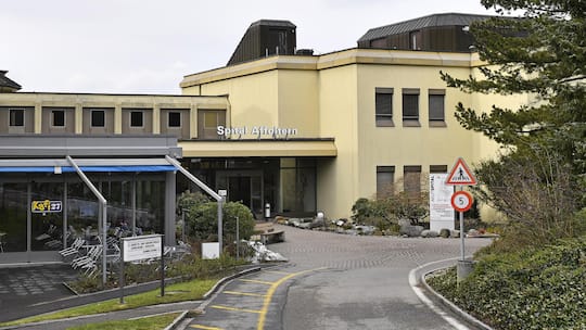 Das Spital Affoltern, am Dienstag, 12. Februar 2019, in Affoltern am Albis. Das Spital Affoltern steht vor der Schliessung. Der Stadtrat von Affoltern am Albis sieht keine Perspektiven fuer das einzige Spital im Zuercher Saeuliamt. Die bevorstehende …