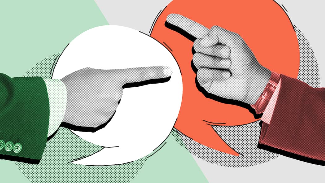 Wann Sie dem Chef gehorchen müssen – und wann nicht Zwei Männer erheben ihre Hand zu einer mahnende Geste. Im Job dürfen Vorgesetzte etwa verlangen, wie die Arbeit zu erledigen ist, sie dürfen jedoch nicht alles von Gesetzes wegen bestimmen. So ist das Weisungsrecht in der Schweiz rechtlich geregelt
