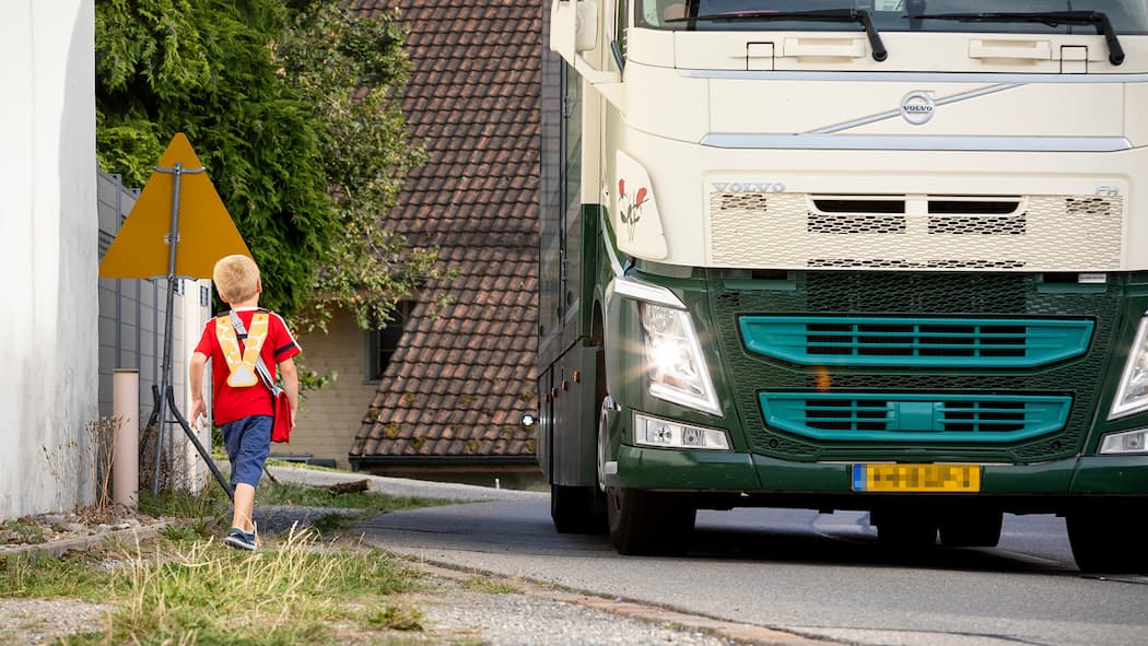 «Muss denn zuerst etwas passieren?» Der Schulweg von einigen Kindern in Buttwil AG verläuft entlang der Strasse und enthält gefährliche Stellen.