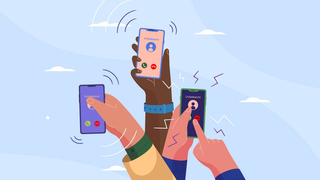 Der Telefonterror kommt zurück Illustration: Anrufe von unbekannt