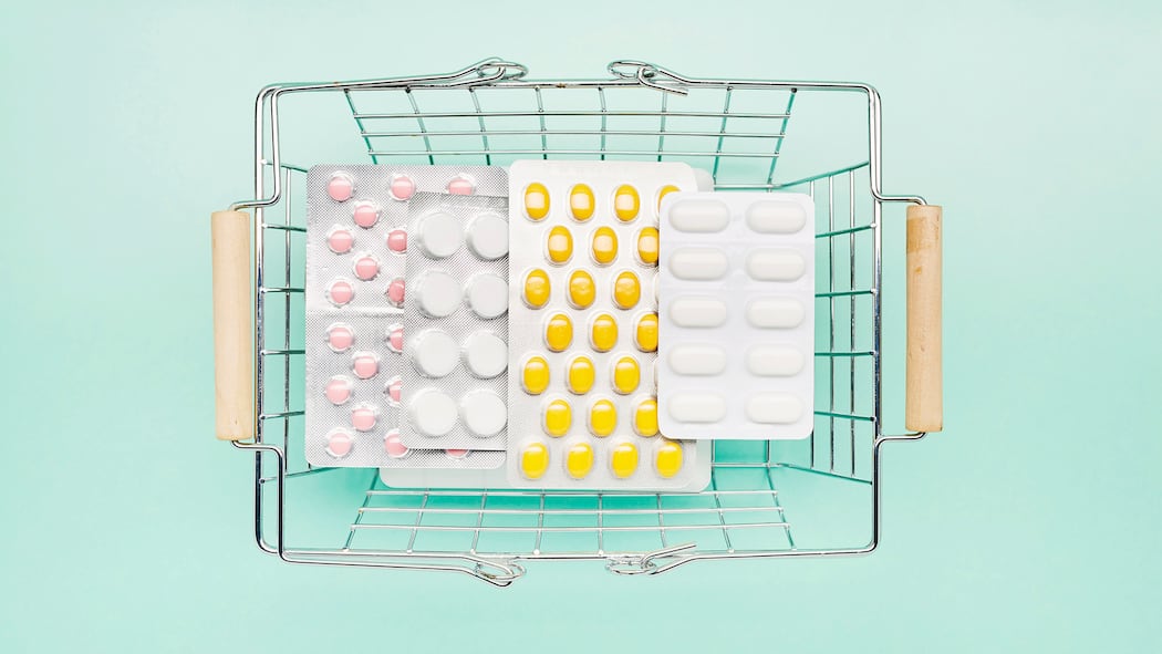 Tabletten landen tonnenweise im Müll Tabletten im Einkaufswagen