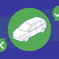 Unterwegs geblitzt? Dieses Tool zeigt, wie hoch Ihre Busse ausfällt Ein Auto befindet sich vor einem blauen Hintergrund - FindenSie mit dem Beobachter-Format «Be-O-Mat» mit wenigen Klicks heraus, was für Ihren spezifischen Fallgilt, indem Sie wenige Fragen zu Ihrer Situation beantworten.