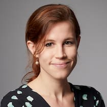 Redaktorin Jasmine Helbling