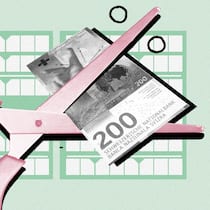 Von Ausbildungs- bis Zahnarztkosten – das können Sie steuerlich abziehen Eine Schere zerschneidet einen Geldschein - Das Schönste an der Steuererklärung sind die Abzüge. Hier die besten Tipps, wie man voll auf seine Rechnung kommt