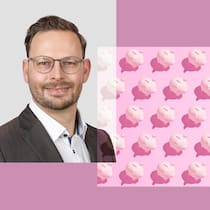 «Zum Sparen kann man sich selbst austricksen» Mehrere pinke Sparschweine vor einem rosa Hintergrund. Konsumforscher Sven Feurer verrät im Interview mit dem Beobachter seine Spartricks und wie man es schafft, ohne zu verzichten weniger Geld auszugeben.