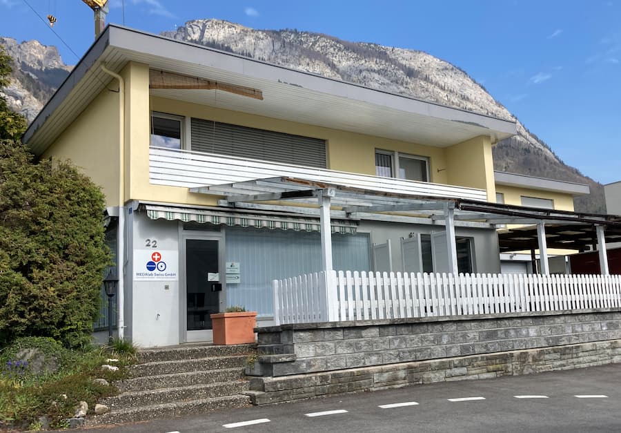 Der Sitz der Vereinigung Comusav in Sennwald.