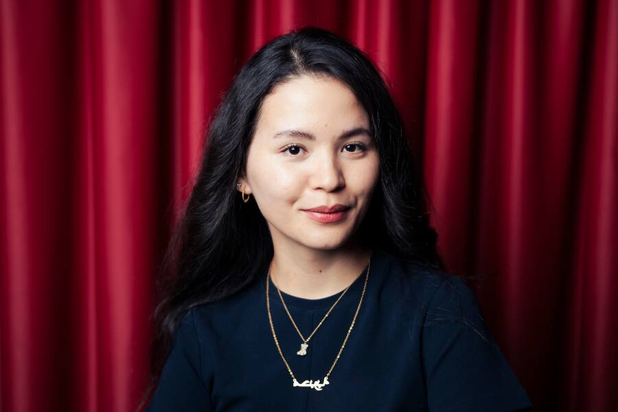 Mahbube Ibrahimi an der Preisverleihung.